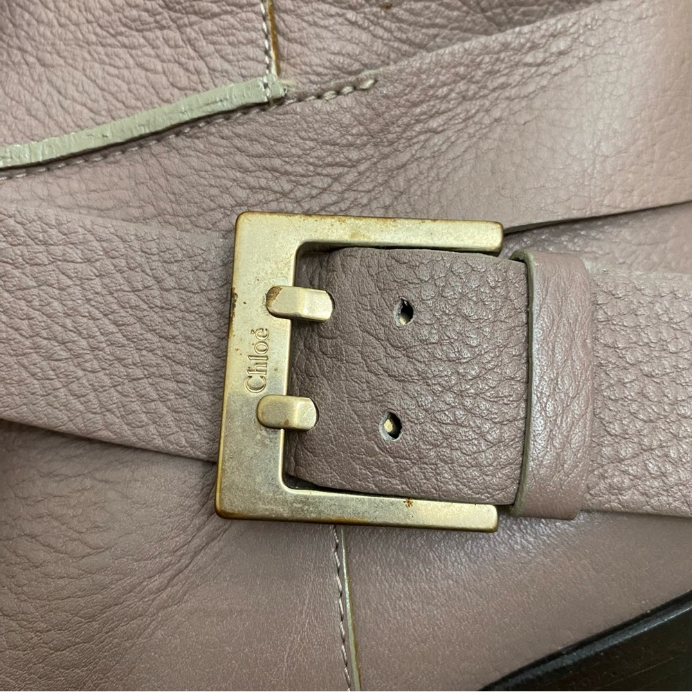 Chloe Taupe leather equestrian Mid calf riding boots - Picture 7 of 9